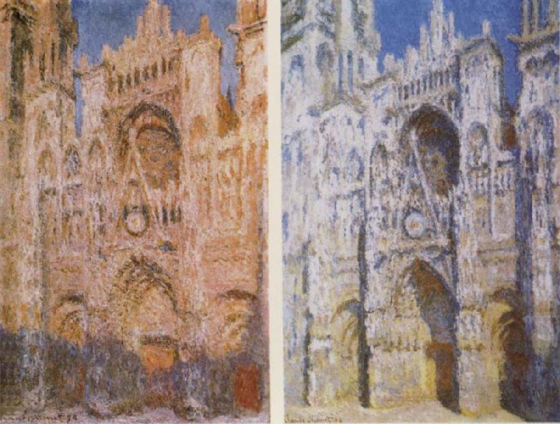 The West Doorway and the Cathedral of Rouen, Claude Monet